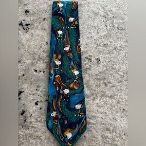 Men’s golfer Snoopy tie